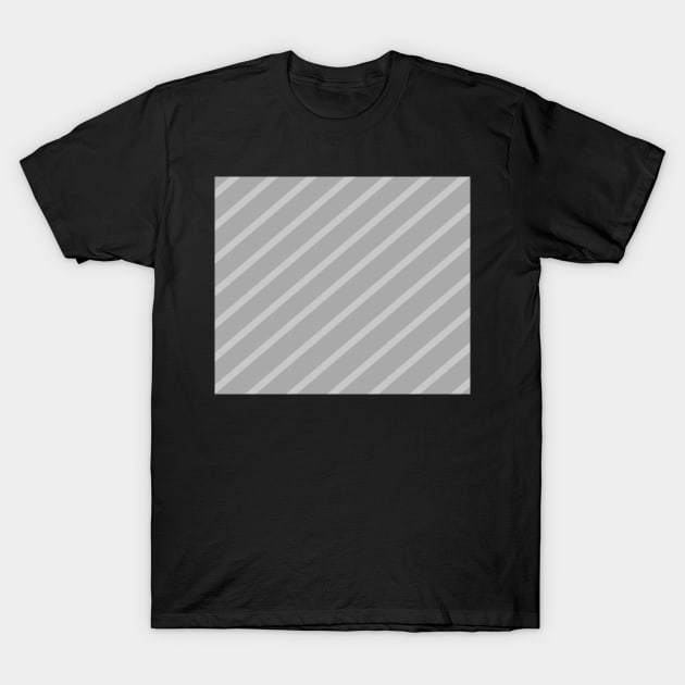 Diagonal lines - gray. T-Shirt by kerens